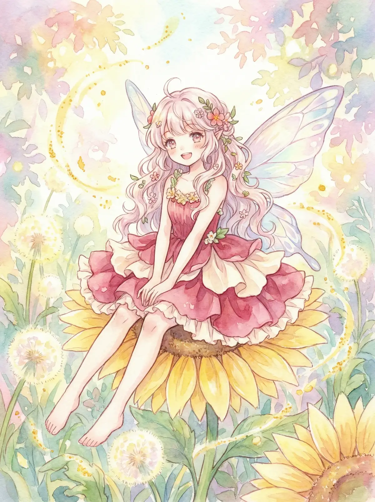 云朵棉花糖作品 - 花仙子角色设定